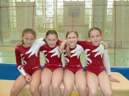 mit viel Spaß dabei – Nele Rückemann, Lucia Vorat, Karina Meiselbach und Lara Lemke